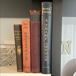 Classic Literature Book Set with Black and Red Covers